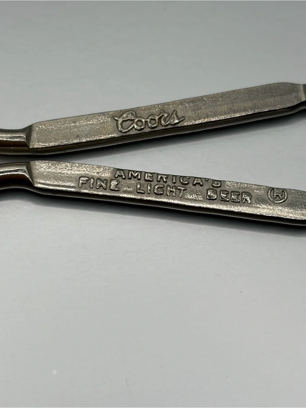 Vintage Coors Light Beer Metal Bottle Opener - Fine Light Beer Barware Retro